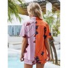 Clearlove 2 Piece Outfits for Women Button Down Loungewear Summer Shorts Sets With Pockets - 4 of 4