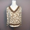Women's Animal Print Light Knit Winter Sweater - Funkitribe L - 4 of 4