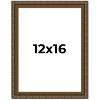 PosterPalooza | Sculpted Gold Picture Frame - UV Acrylic, Foam Board Backing, Hanging Hardware - 2 of 4
