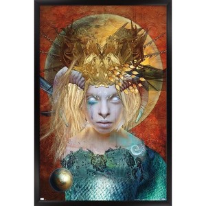Trends International Jena DellaGrottaglia: Cosmic Zodiac - Capricorn Framed Wall Poster Prints - 1 of 4