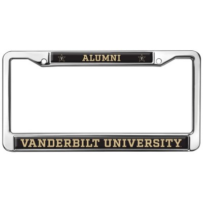 Vanderbilt University Alumni Logo Full Size Standard License Plate Metal Frame