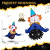 Angel Sar 3.3FT Halloween Inflatable Clown Window Breaker Decoration, LED Light-Up Scary Clown Blow Up for Indoor/Outdoor Yard, Lawn, Party - 3 of 4