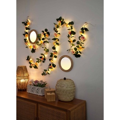 Teen LED Vine Garland Warm String Light Green - West &#38; Arrow_1