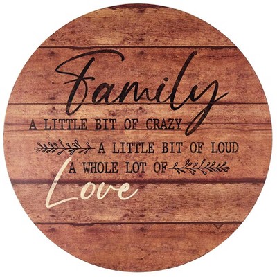 The Lakeside Collection 12" Sentiment Lazy Susan