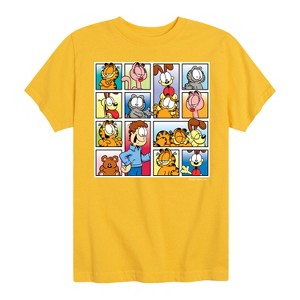 Boys' - Garfield - Friends Short Sleeve Graphic T-Shirt - 1 of 4
