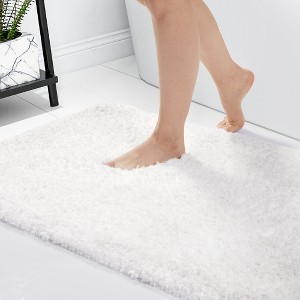 Deconovo Plush Non-Slip Bath Mat – Super Absorbent Rug (1 PC) - 1 of 4
