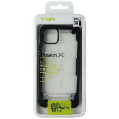 Ringke Fusion X Series Case for Google Pixel 4a 5G - Clear / Black