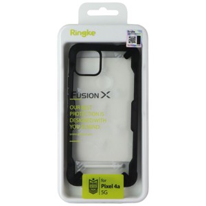 Ringke Fusion X Series Case for Google Pixel 4a 5G - Clear / Black - 1 of 1