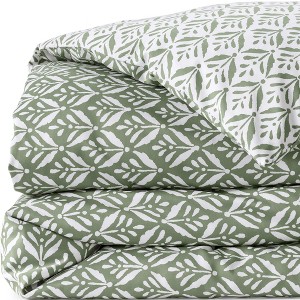 400 Thread Count Premium Supima Cotton No Iron Sateen Duvet Bed Cover - 1 of 4