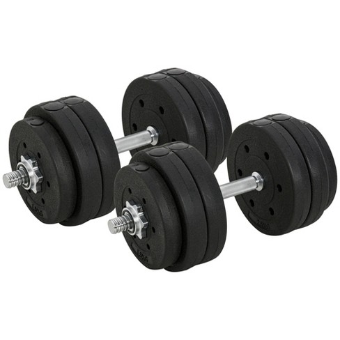 Soozier 66 lbs Adjustable Dumbbell Set for Upper & Lower Body Strength  Training