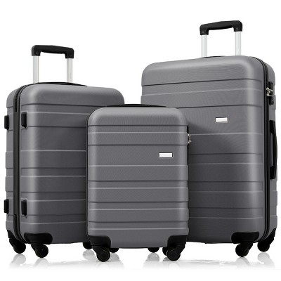 Expandable Hardshell Luggage Set with TSA Lock and Spinner Wheels for Travel, 3-Piece Suitcase Set 20/24/28 - Cuddlewood