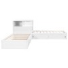 Whisen Twin Size L-shaped Platform Bed with Trundle and Drawers Linked with built-in Desk - 4 of 4