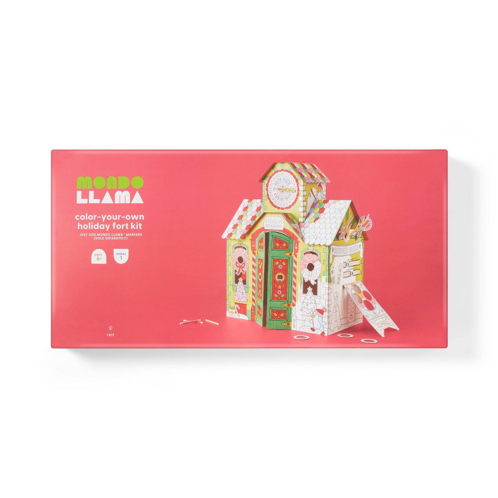 Christmas Craft Santa's Workshop Holiday Fort - Mondo Llama™