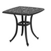 VYNXARIA Set 3 Piece Rustproof Cast Aluminum Patio Furniture Sets 2 Chairs and 1 Round Table Outdoor, Garden, Patio, Balcony, black - 3 of 4