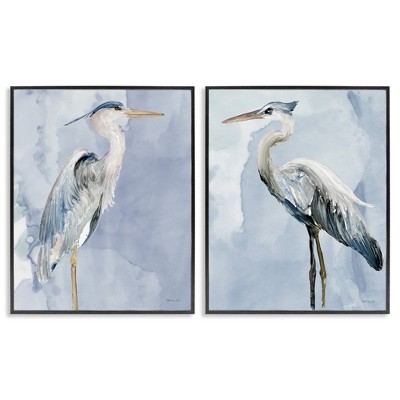 Stupell Industries Heron Birds Standing Blue Sky, 24" x 30"