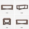 Lirago Wood Coffee Table 50x26 Walnut - 4 of 4