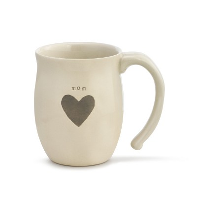 DEMDACO Mom Heart Mug Beige