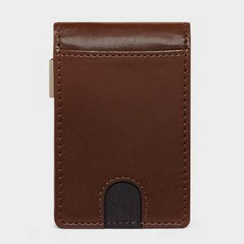 Men's RFID Bifold Wallet with Money Clip - Goodfellow & Co™ Brown
