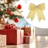 Unique Bargains Christmas Fabric Gift Bow Decoration 6.69"x7.48" 2 Pcs - 2 of 4