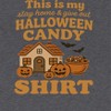 Rerun Island Men Give Out Candy Shirt Halloween House Short Sleeve Graphic Cotton T-Shirt - 2 of 4