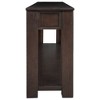 PAGED 63" Rustic Chic Console Table with 4 Drawers & Lower Shelf, Entryway Table with Storage, Solid Wood Entryway Sofa Table - 3 of 4