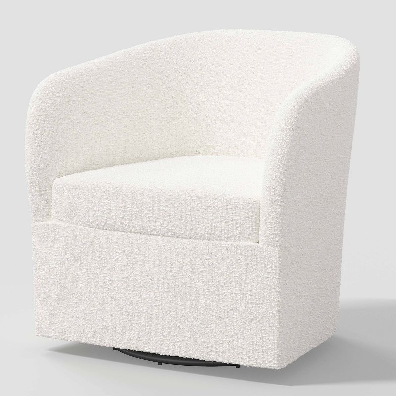 Rhea Swivel Chair in Boucle - Threshold™, 1 of 8