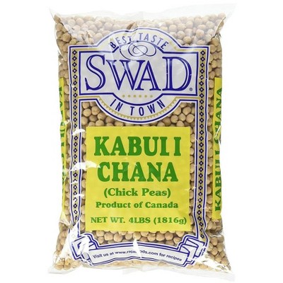 Swad Kabuli Chana White Chickpeas 4 Pound Pack
