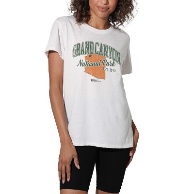 Grand Canyon National Park State Line Women's Loose T-Shirt White