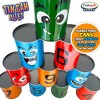 Thin Air Games Tin Can Alley – Bean Bag Toss, 10 Cans & 3 Bags, 2-4 Players - 3 of 4