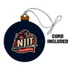 New Jersey Institute of Technology Primary Logo Wood Christmas Tree Holiday Ornament - 2 of 4