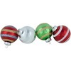 Northlight 12ct Multi Color Vintage Design Glass Ball Christmas Ornaments 2.25" (55mm) - 4 of 4