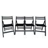 NicBex Set of 4 /Set of 2 Outdoor Dining Chair,Modern Patio Dining Chairs with Folding Style,Solid Wood Chairs Suitable for Patio,Garden - 2 of 4
