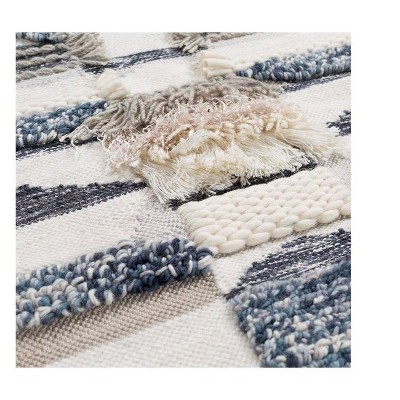 Edelschrott Navy and Cream Cotton Wall Hanging