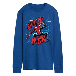 Men's - Marvel - Spider-man Ink Long Sleeve Graphic T-Shirt - 1 of 3