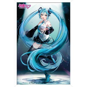 Trends International Hatsune Miku - Moonlight Elegance Framed Wall Poster Prints - 1 of 4