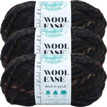 Bulk Buy: Lion Brand Wool Ease Thick & Quick Yarn (3-Pack) Fisherman  640-099 : : Home