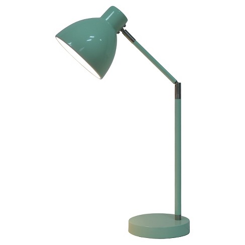 teal desk lamp