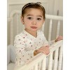 MiniMoi Baby Girls "Blissful Blossoms" Crossover Neckline Footie - 2 of 4