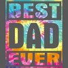 Adult Design By Humans Vintage Tie Dye Best Dad Ever By  Sweatshirt - 2 of 2