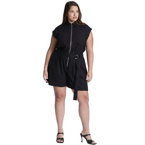 ELOQUII Elements Women's Plus Size Dolman Romper - 1 of 2