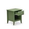 East West Furniture,Modern Nightstand Bedroom with 1 Wooden Drawer, Stable and Sturdy Constructed - 3 of 4