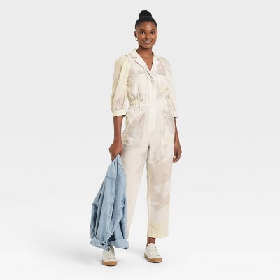 universal thread gauze jumpsuit