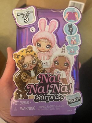 Na Na Na Surprise Minis Series 3 - 4 Fashion Doll , With Confetti Surprise  : Target