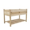 Gulches Raised Garden Bed Planter Box with Legs & Storage Shelf Wooden Elevated Vegetable Growing Bed - 2 of 4