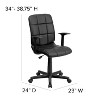 Emma and Oliver Mid-Back Quilted Vinyl Swivel Task Office Chair with Arms - image 4 of 4