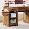 COZONY Farmhouse Office Desk with Storage, Wooden Writing Desk with Drawers for Home Office and Study - 4 of 4