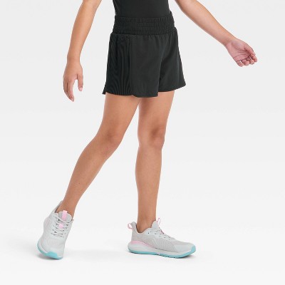 Girls' Active Light Side Pleated Woven Shorts - All In Motion™