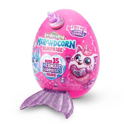 Rainbocorns Mermaidcorn Surprise Plush Toy with Over 35 Surprises