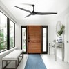 Parrot Uncle 100" Black Industrial Propeller Ceiling Fans with Remote - 2 of 4