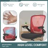 BestMassage Home Office Chair Mesh Back Chair Computer Chair with Adjustable Height Swivel Function and Flip-Up Arms - 4 of 4
